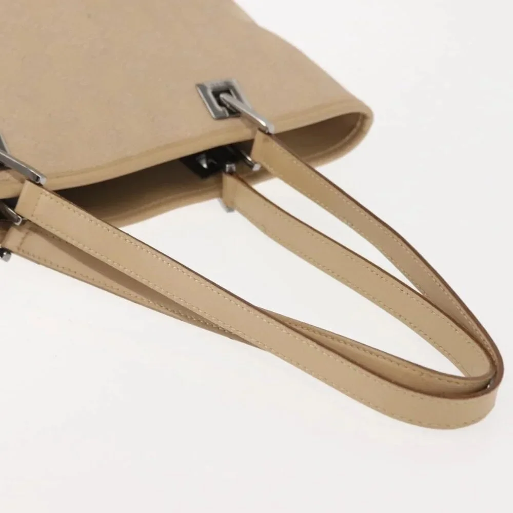 GUCCI GG Canvas Tote Bag Beige Silver 31244 Auth - Picture 8 of 16